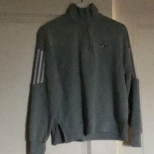 Gray blue PINK crew neck